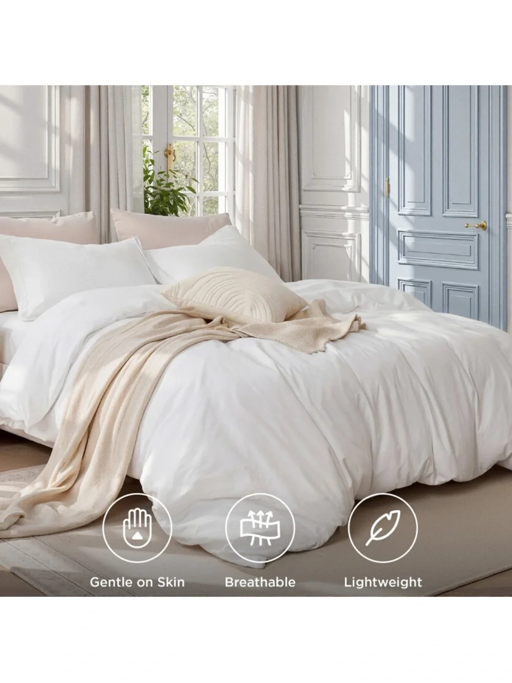 Washed Cotton Duvet Cover Set